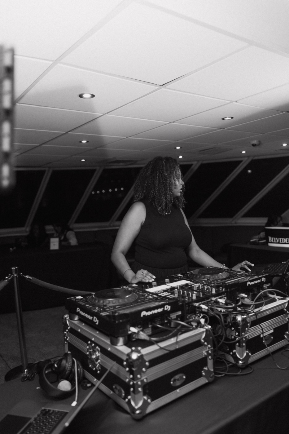 Live DJ set onboard