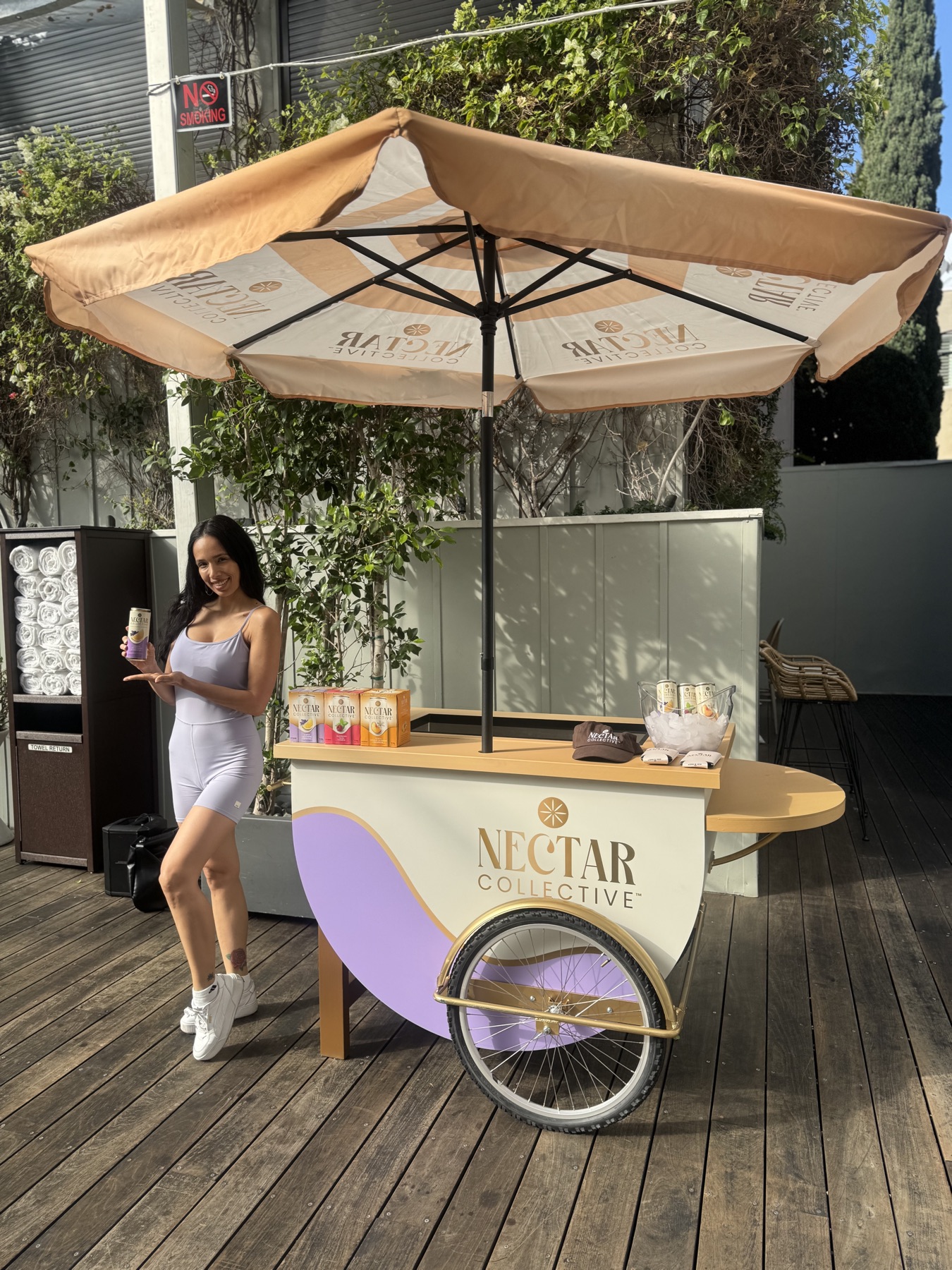 Nectar Collective activation cart
